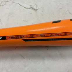 Used Easton Hex YBM18HEX USA 2 1/4 Baseball Bat Orange 28