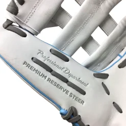 Used Easton PRO COLLECTION PCFP130-6WG RH Throw Fastpitch Gloves White 13