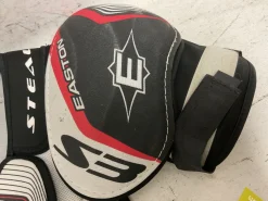 Used Easton STEALTH S3 Senior Shoulder Pads White/Black/Red MD