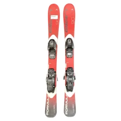 Used Elan FORMULA 90 Boys DH Ski/Binding Red 101 cm