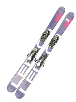 Used Elan LEELOO Womens Downhill Ski/Binding Navy Blue 135 cm