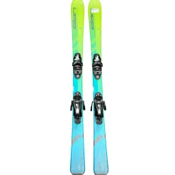 Used Elan PINBALL Boys DH Ski/Binding Green 130 cm
