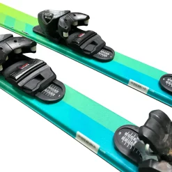Used Elan PINBALL Boys DH Ski/Binding Green 130 cm