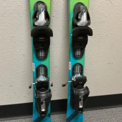 Used Elan PINBALL Boys DH Ski/Binding Green 90 cm