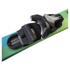 Used Elan PINBALL YTH SKIS 90CM 4.5 BINDINGS Boys DH Ski/Binding Kelly green 90 cm