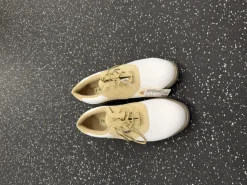 Used ETONIC Womens Golf Shoes Tan Senior 8.5