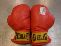 Used Everlast Boxing Gloves Red SM