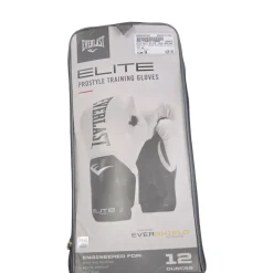 Used Everlast ELITE 12OZ BOXING GLOVES Boxing Gloves White Senior