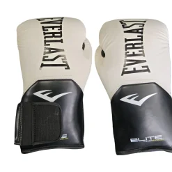 Used Everlast ELITE 12OZ BOXING GLOVES Boxing Gloves White Senior