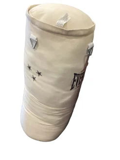 Used Everlast 100LB HEAVY BAG Boxing Heavy Bag White 100 lb