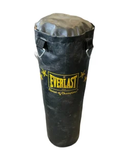 Used Everlast 60 LBS Boxing Heavy Bag Black 60 lb