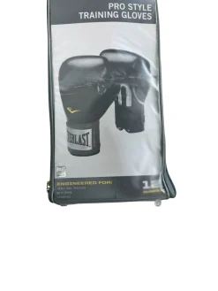 Used Everlast PRO STYLE Boxing Gloves Black L/XL