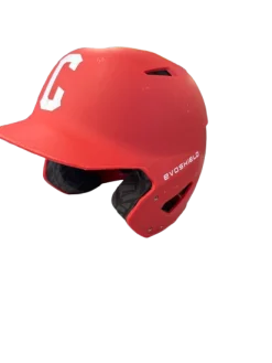 Used Evoshield HELMET Batting Helmet No Mask Red XS