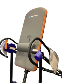 Used Exerpeutic INVERSION TABLE W/ AIR SOFT SURELOCK AND Inversion Table Grey