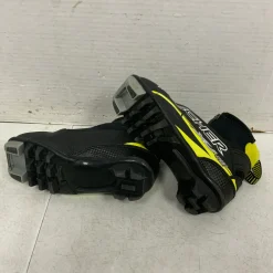 Used Fischer Boys NNN XC Ski Boots Black YT-13