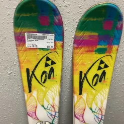 Used Fischer KOA Girls DH Ski/Binding White 80 cm
