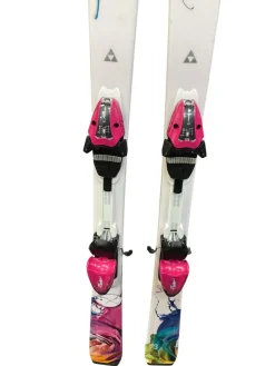 Used Fischer KOA Girls DH Ski/Binding White 145 cm