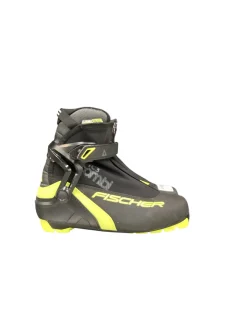 Used Fischer Mens NNN XC Ski Boots Black M 08 / W 08.5-09