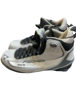 Used Fischer Mens NNN XC Ski Boots Grey M 10.5