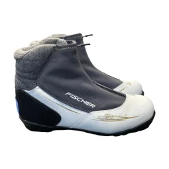 Used Fischer Mens NNN XC Ski Boots Grey M 08.5-09 / W 09-09.5