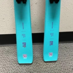 Used Fischer RANGER Boys DH Ski/Binding Teal 140 cm