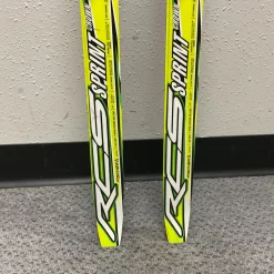 Used Fischer RCS SPRINT CROWN Boys XC Ski/Binding Yellow 140 cm