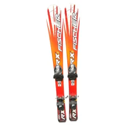 Used Fischer RXJ Boys DH Ski/Binding Red 100 cm