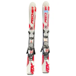 Used Fischer RXJ Boys Skis Only Grey 90 cm
