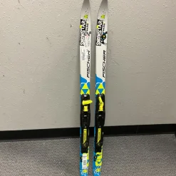 Used Fischer SNOWSTAR TWINSKIN Boys XC Ski/Binding Royal Blue 100 cm