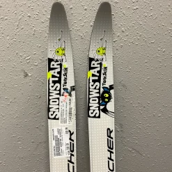 Used Fischer SNOWSTAR TWINSKIN Boys XC Ski/Binding Royal Blue 100 cm