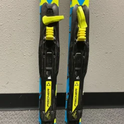Used Fischer SNOWSTAR TWINSKIN Boys XC Ski/Binding Royal Blue 100 cm