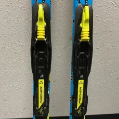 Used Fischer SNOWSTAR TWINSKIN Boys XC Ski/Binding Royal Blue 120 cm