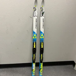 Used Fischer SNOWSTAR TWINSKIN Boys XC Ski/Binding Royal Blue 120 cm