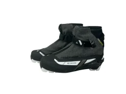 Used Fischer Womens NNN XC Ski Boots Black W 06 / JR 04-04.5