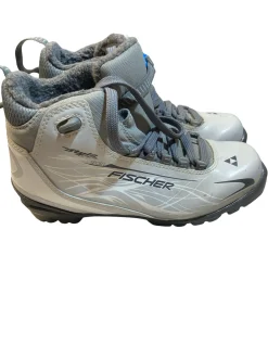 Used Fischer Womens NNN XC Ski Boots Grey M 07-07.5 / W 08-08.5