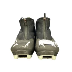 Used Fischer XJ SPRINT Boys NNN XC Ski Boots Black W 06 / JR 04-04.5