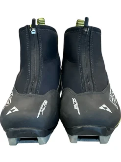 Used Fischer XJ SPRINT Mens NNN XC Ski Boots Black M 07-07.5 / W 08-08.5