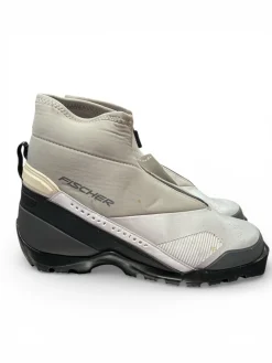 Used Fisher Mens SNS XC Ski Boots Grey M 08.5-09 / W 09-09.5