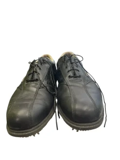 Used Foot Joy Mens Golf Shoes Black Senior 10.5