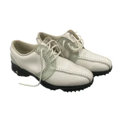 Used Foot Joy Mens Golf Shoes White Senior 6