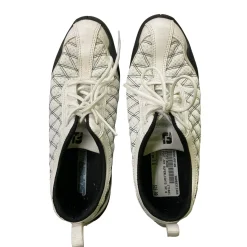 Used Foot Joy Mens Golf Shoes White Senior 6