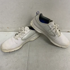 Used Foot Joy Mens Golf Shoes White Senior 10.5