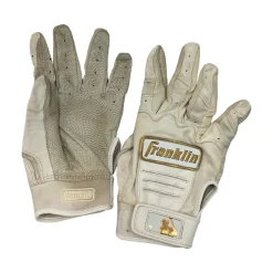 Used Franklin BB/SB Batting Gloves White MD