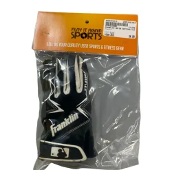 Used Franklin BB/SB Batting Gloves Black XXS