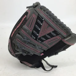 Used Franklin FASTPITCH PRO 12 IN RHT FP GLOVE RH Throw Fastpitch Gloves Grey 12"