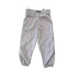 Used Franklin YOUTH BASEBALL PANTS BB/SB Pant Boys Grey LG