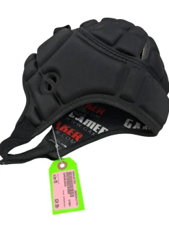Used GAMEBREAKER Soft Shell Headgear Football Helmet Black MD