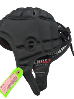 Used GAMEBREAKER Soft Shell Headgear Football Helmet Black MD