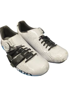 Used Giro Bike Shoes Adult White Senior 6.5