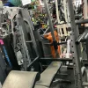 Used Golds Gym HALF RACK W/ BENCH AND LAT Home Gym No Plates